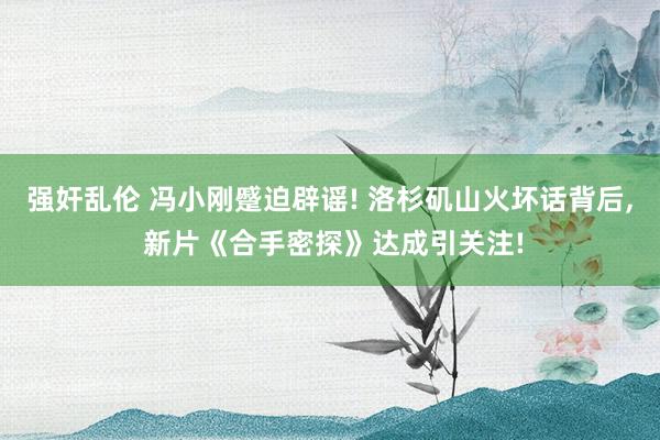 强奸乱伦 冯小刚蹙迫辟谣! 洛杉矶山火坏话背后， 新片《合手密探》达成引关注!